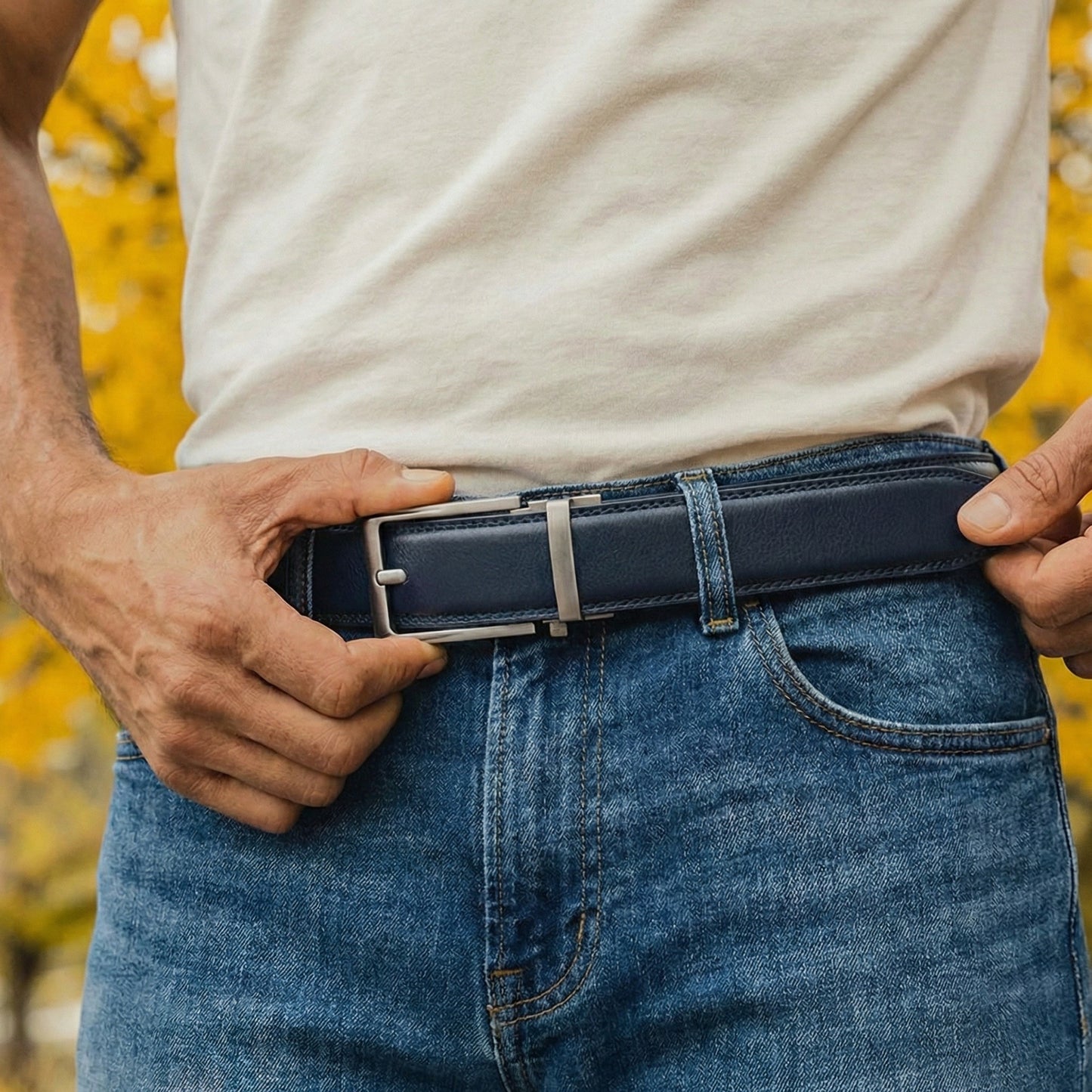 Korya MicroFit Gürtel – Automatikgürtel ohne Löcher